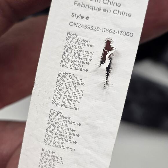 Fabletics Jumpsuit Womens XL Black Gray Tie Dye Yoga Workout One Piece Bodysuit - Picture 7 of 15